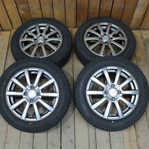 アクア ヤリス グレイス インサイト フィット シャトル マーチ 等 15インチ 175/65R15 ダンロップ WM02 スタッドレスタイヤ 4本SET_画像2