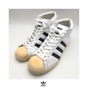 adidas アディダス スーパースター SUPERSTAR PRO MODEL ハイカット USED （US10 1/2）メンズ