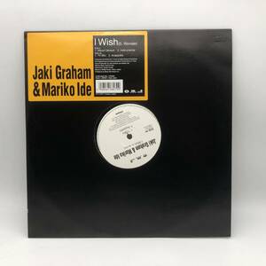 JAKI GRAHAM & MARIKO IDE I WISH ジャッキー グラハム & イデ マリコ レコード アナログ 12インチ シングル USED Stevie Wonder