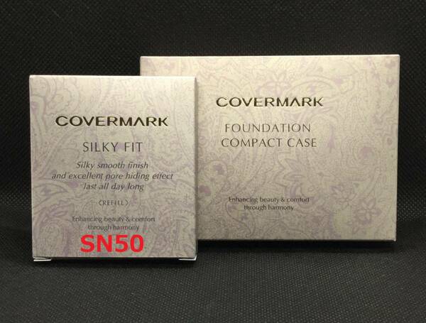 カバーマーク　シルキーフィット SN50（リフィル）＋専用コンパクトケース（スポンジ付）
