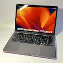 1円~【美品】CTOモデル Apple MacBook Pro 13インチ M1 2020 スペースグレイ Z11C000CXJ/A 8コアCPU 8コアGPU 8GB 1TB 充放電回数7 箱付き_画像2