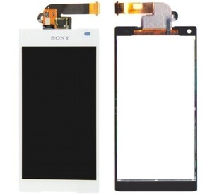 Xperia Z5 Compact front panel white liquid crystal screen glass screen for repair teji Thai The LCD Touch SO-02H white + both sides bonding tape compact 