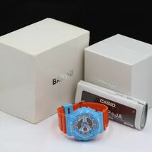 1円 箱付 カシオ QZ BA-110NC ベビージー デジアナ ブルー系文字盤 レディース腕時計 NBY 2000000YSD_画像5