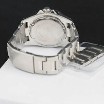 1円 稼働 コマ5付 ソーラー 良品 セイコー V14J-0BB00 黒文字盤 トリプルカレンダー NBY メンズ腕時計 KRK 2000000_画像4