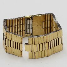 1円 ジャガールクルト 純正ベルト 18ｍｍ用 ゴールドカラー NSK メンズ腕時計用 KTR 2000000_画像2