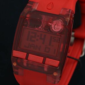 1円 稼働 未使用品 QZ 箱付 定価約￥14,000 ニクソン A408 191 コンプ デジタル文字盤 メンズ腕時計 OKZ 2000000