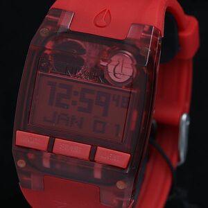 1円 稼動 新品 箱付 定価約￥14,000 ニクソン QZ A408 191 コンプ デジタル文字盤 NSK メンズ腕時計 SGN 2000000