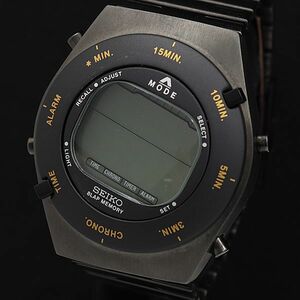1円 セイコー QZ W680-4070 スピードマスター ジウジアーロ デジタル文字盤 メンズ腕時計 MGY 3185000SND