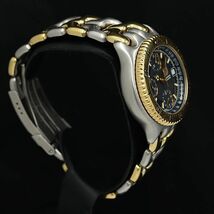 1円 BKT 稼働 良品 タグホイヤー CG2121-R0 セル AT/自動巻 黒文字盤 クロノ 200M デイト メンズ腕時計 OGH 0004400_画像2