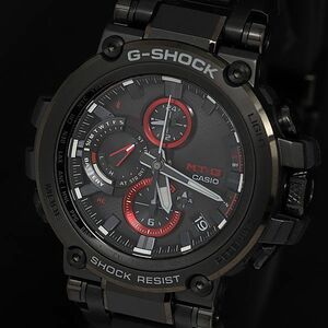 1円 OKT 保/箱付 稼動 美品 カシオ G-SHOCK MT-G MTG-B1000 849K0U 電波ソーラー 黒文字盤 メンズ腕時計 OGH 5569300