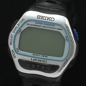 1円 セイコー QZ S650-4000 スーパーランナーズ デジタル文字盤 メンズ腕時計 NBG 9455000YSD