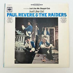 LP Paul Revere & The Raiders Just Like Us　ポールリヴィアーとレイダース ジャストライクアス YS667C CBS