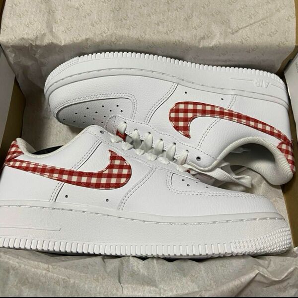 新品タグ付！NIKE エアーフォースワン◇28.5cm◇AIRFORCE1 赤色