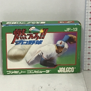 燃えろプロ野球 JALECO ジャレコ ファミコンソフト FC