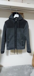 正規品 美品 希少 限定 MONCLER MAGLIA CARDIGAN モンクレール ボア フード パーカー