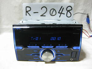 R-2048　Carrozzeria　カロッツェリア　FH-3100　MP3　フロント USB AUX　2Dサイズ　CDデッキ　補償付き