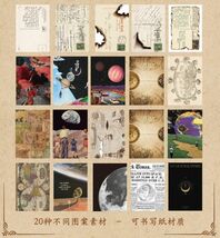 ★新品　可愛い　手帳素材　デザインペーパー　宇宙　星　コラージュ　装飾紙★_画像4