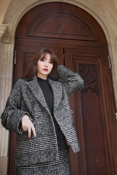 herlipto Hemingway Check Tweed Jacket