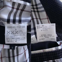 未使用級BURBERRY BLACKLABELテーラードジャケットM~S千鳥格子柄ハウンドトゥース柄ベロアグレー大きいブラレ バーバリーブラックレーベル_画像10