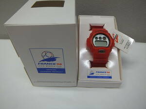 ブランド祭 時計祭 未使用 CASIO G-SHOCK カシオ ジーショック FIFAワールドカップ フランス 98 DW-6900WF 電池切れ 動作未確認 自宅保管品