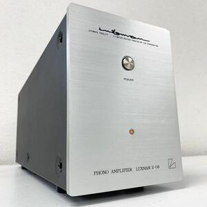 【A-3】 LUXMAN E-03 PHONO AMPLIFIER フォノイコライザー フォノアンプ ラックスマン 中古 音出し確認済み 動作良好 傷あり 1148-14