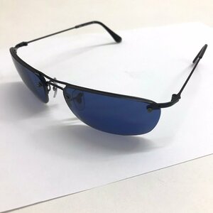 中古品 レイバン Ray-Ban サングラス RB3156 006/80 カラーレンズ ネイビー 金属フレーム ハーフリム 質屋出品