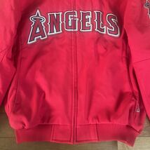 マジェスティック エンゼルス スタジャン Lサイズ ジャケット スタジアムジャンパー ブルゾン アウター Majestic ANGELS 大谷翔平 MLB 野球_画像2