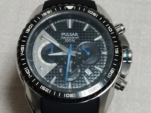SEIKO★PULSAR 100M VD53-X076 メンズ腕時計