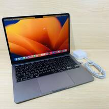 Apple MacBook Air 13.6インチ M2 8GB / 512GB A2681 Midnight 放電回数13回/バッテリー容量100％ [P78-40599]_画像1