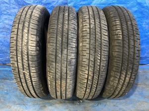 DUNLOP ダンロップ ENASAVE EC204 145/80R13 2023年製 7部山 N-BOX/スペーシア/ワゴンR/タント/ムーヴ 等に