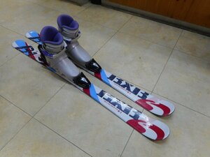 3♪９３５１　【ｊｒスキーセット】スキー長さ/１１８ｃｍ　ブーツサイズ/２１.５ｃｍ　子供スキー【小樽店】♪