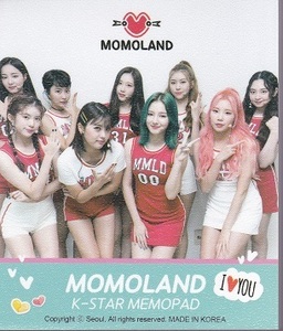 ☆New！■MOMOLAND/モモランド■写真付【卓上メモ帳180枚】☆韓国