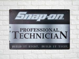 ブリキ看板 Snap on スナップオン 98 ツール 工具 DIY 車 メタルプレート インテリア ガレージ アメリカン雑貨 レトロ風 新品