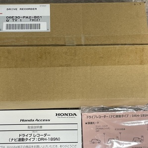 ★【未使用】ホンダ純正●ナビ連動タイプ●駐車時録画機能付●200万画素ドライブレコーダー●microSDHCカード16GB★08E30-PA2-B01/DRH-189Nの画像3