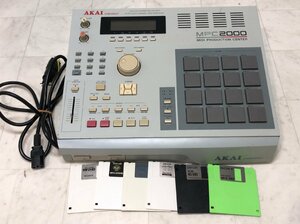 AKAI MPC2000 サンプラー アカイ フロッピー 付属●E122T353