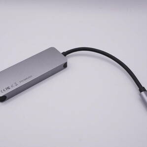 TYPE-C → HDMI 出力 ＆ USB 3port ハブ 4 in 1 アルミ ① QGeeM M4V03 ★ スマホの画面を大画面で ※出力対応機種のみの画像2