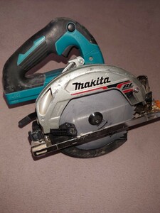 １円～　ジャンク　可動品　マルノコ マキタ makita コードレス丸　HS631D 165 18V DIY ベースアームが折れてます。 木工 ノコ　丸ノコ　