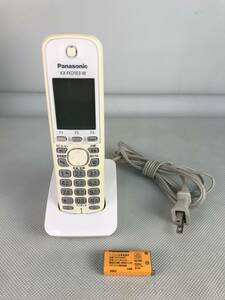 A9192*Panasonic Panasonic telephone cordless telephone machine cordless handset only KX-FKD503 charge stand PNLC1026 battery pack KX-FAN55 [ the first period . ending ]