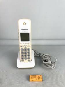 A9233*Panasonic Panasonic cordless telephone machine cordless handset only KX-FKD602-W battery pack KX-FAN55 charge stand PNLC1026