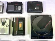 1円〜 カセットウォークマン Panasonic/AIWA/SONY/CITIZEN/SANYO CD 記録媒体 ラジオ ポータブル プレーヤー レトロ まとめ 大量 ジャンク_画像3