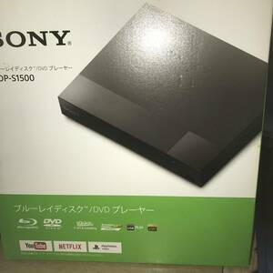 【中古品・美品】SONY BDP-S1500 ブルーレイディスク/DVDプレーヤー 