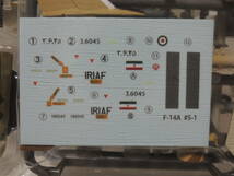 F-toys 1/144 トムキャットメモリーズ2 S-1 シークレット F-14A イラン・イスラム共和国空軍 第8戦術航空基地 外箱/説明書無し ジャンク_画像3