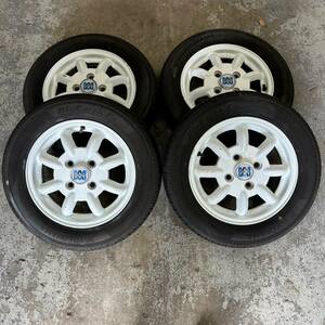 4穴■MINILITE 2022年製 ヨコハマ BLUEARTH-ES ES32 155/65R13 4本■120107R