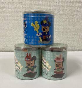 中古品 ディズニーランド ディズニーシー ミッキーミニー ナノブロック イースター 2011 be Magical 10周年 セット