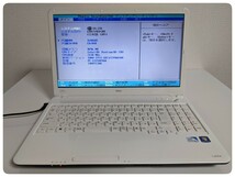 【BIOS表示】NEC Lavie LS150/E☆15.6インチ光沢液晶 Intel Pentium 2.13GHz 4GB 640GB Windows7 DVD HDMI ホワイト★ジャンク☆_画像8