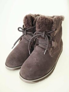 [ включая доставку ]EMU Emu ботинки 22.0cm Brown casual .... короткие сапоги теплый осень-зима 6431792