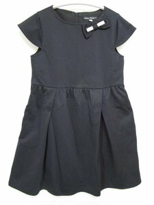 【送料込】BEBE　ベベ　ワンピース　 紺&黒位の色　120cm/n470719