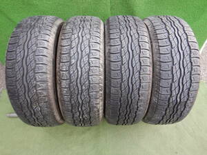 ★BS DUELER H/T687★235/55R18 100H 残り溝:未使用に近い(新品のイボも残っている) 2014年製 4本 MADE IN JAPAN