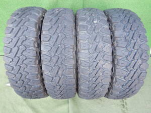 ★MUDSTAR RADIAL M/T★195/80R15 107/105N 8PR 残り溝:6.7mm以上 2020年製 4本 MADE IN TAIWAN