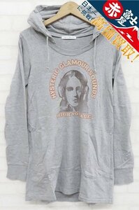 7T7994/ヒステリックグラマー ガールプリント スウェットパーカー HYSTERIC GLAMOUR